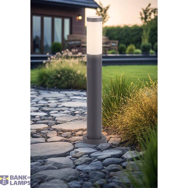 PALETTO LED BAMBOO 800MM ANTRACITE image 1