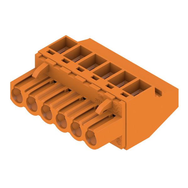 PCB plug-in connector, female plug, 5.00 mm, Number of poles: 6, 90°, Clamping yoke connection, Clamping range, max. : 4 mm², Box image 4
