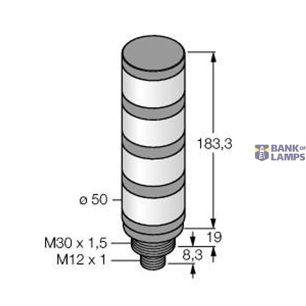 LED Signal Light Tower Light   TL50GBYYQ image 1