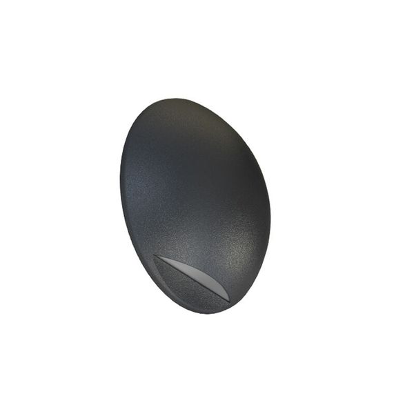 PANLUX LED lamp LEON CIRCLE 2W 130lm 3000K IP65 anthracite image 1