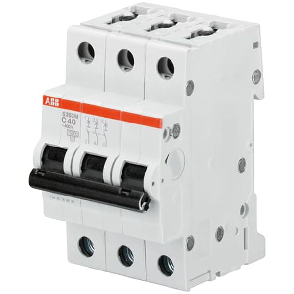 S203M-K6 Miniature Circuit Breaker - 3P - K - 6 A image 1