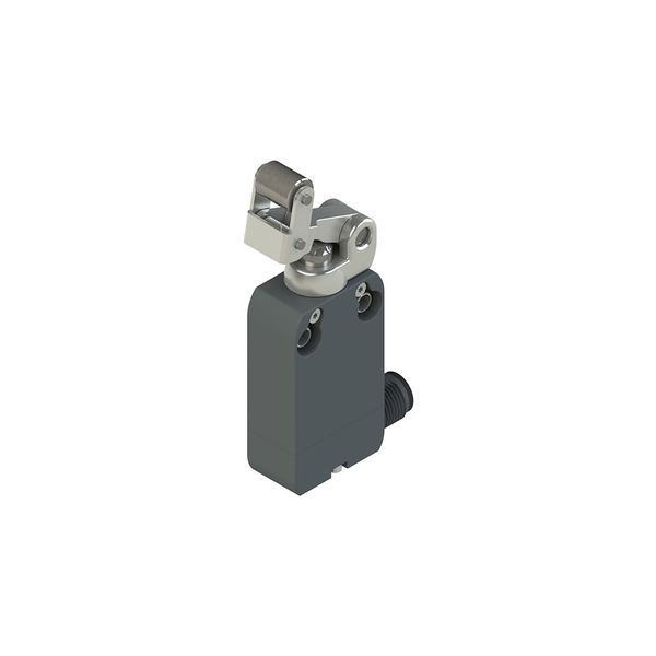 Modular prewired switch with unidirectional roller lever image 1