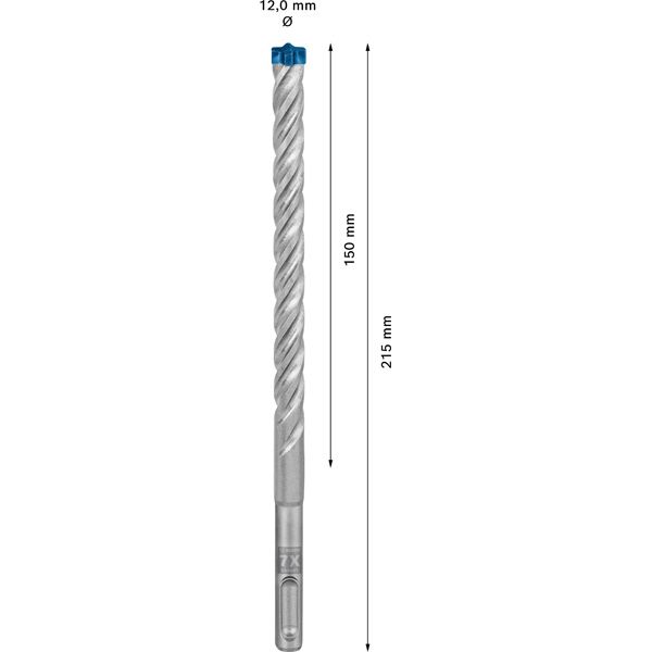 EXPERT SDS plus-7X Hammer Drill Bit 12 x 150 x 215 mm image 2