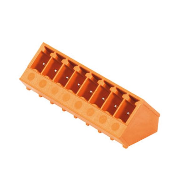PCB plug-in connector, male header, closed side, THT solder connection, 3.81 mm, Number of poles: 12, 135°, Solder pin length (l): 3.2 mm, tinned, Pale green, Box image 3