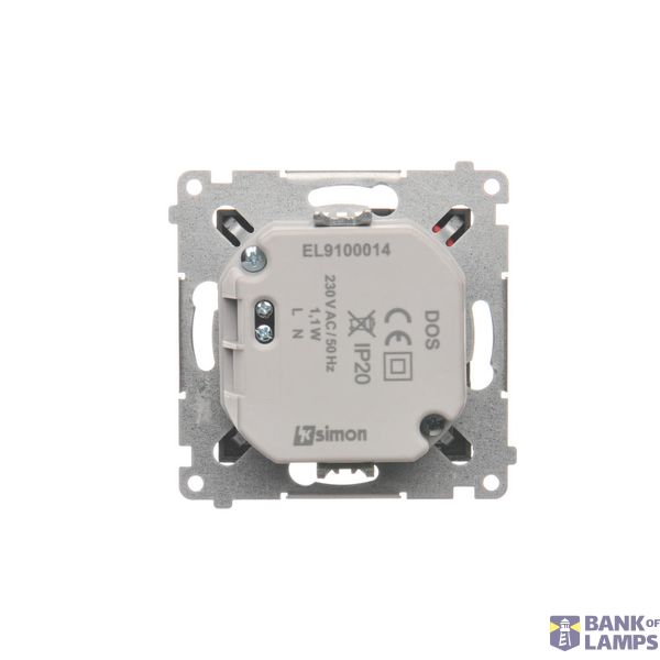 Digital thermostat, light gray matt image 1