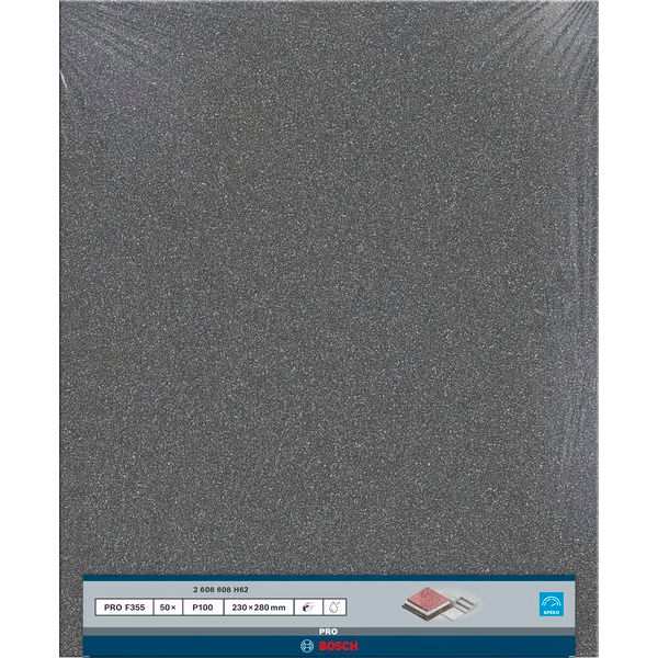 C355 sanding sheet 230 x 280 mm, 100 image 3