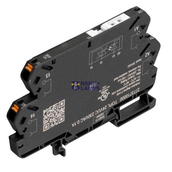 Solid-state relay, 24 V UC ±10 %, Suppressor diode, 230 V AC, 0.1 A, P image 1