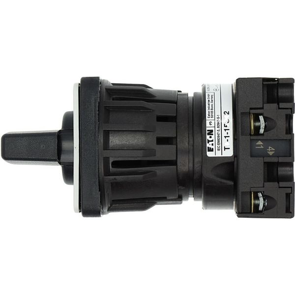 T0-1-15362/EZ ON-OFF button, T0, 20 A, center mounting, 1 contact unit(s), Contacts: 2, 45 °, momentary, With 0 (Off) position, with spring-return, STOP>I image 34