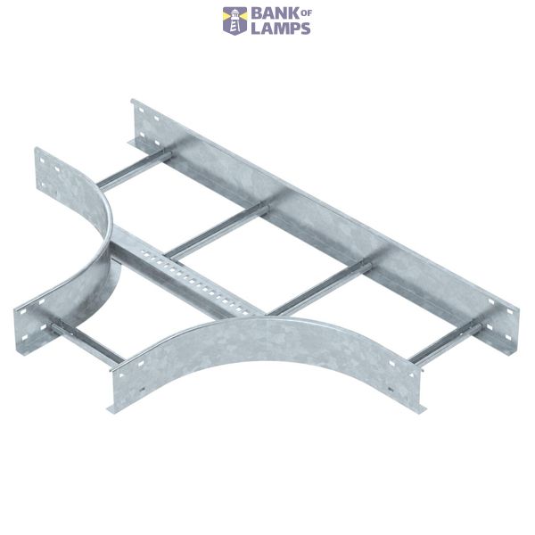 T piece for cable ladder 110x300 Steel Hot-dip galvanised zinc image 1