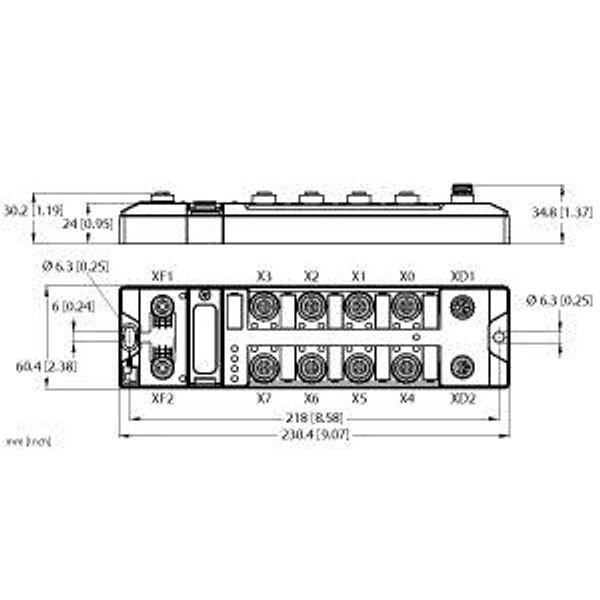 Compact multiprotocol I/O module for Ethernet 8 IO-Link Master Channels   TBEN-LL-8IOL image 2