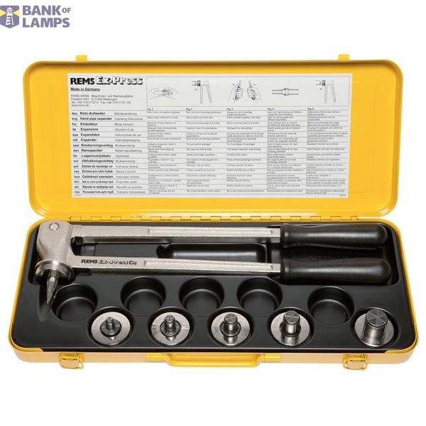 REMS Ex-Press Cu Set pipe expander hand image 1