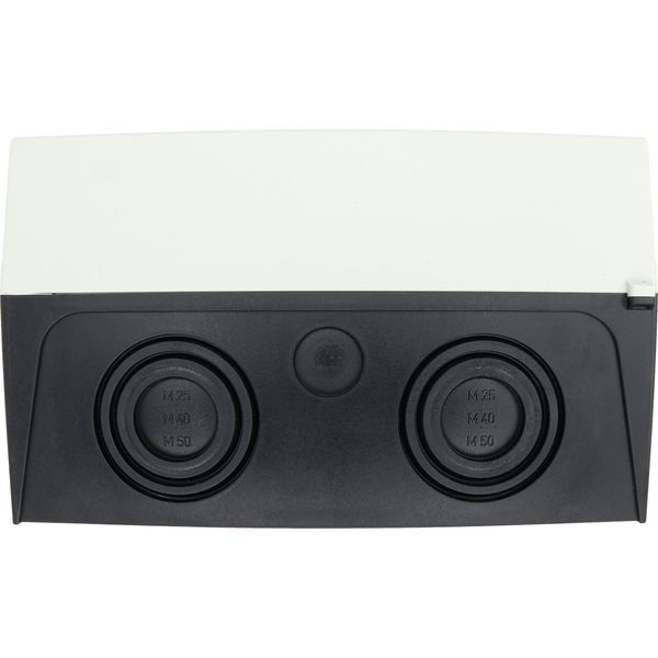 P3-100/I5/SVB-SW Main switch, P3, 100 A, surface mounting, 3 pole, STOP function, With black rotary handle and locking ring, Lockable in the 0 (Off) position image 51