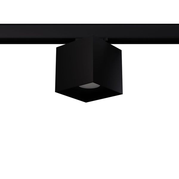 3-PHASE HATI BLACK GU10 RAIL CEILING LAMP image 1