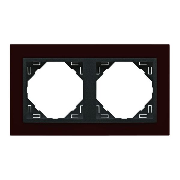 DOUBLE FRAME INTENSE RED/GRAY image 1