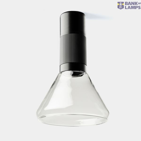 Ceiling fixture Iris Downlight Surface 17.3W LED warm-white 3000K CRI 90 ON-OFF Black IP23 741lm image 1