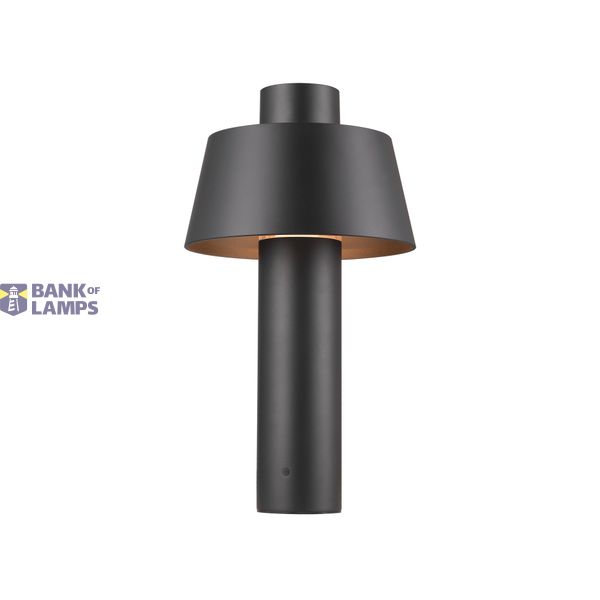 PHOTONI 45, free-standing lamp, E27, 13W, black image 1