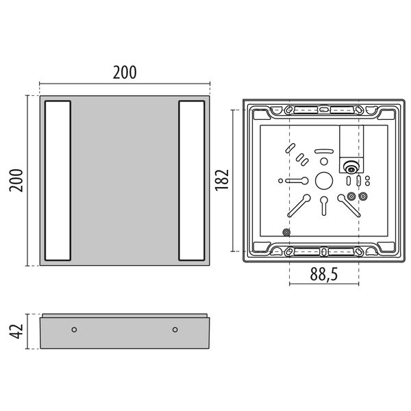 MIMIK 20 CEILING 21 S/EW 3000K ANTR DALI image 5
