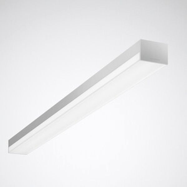 Surface-mounted luminaire Solvan Flow D Prisms Silver rectangular ETDD 34W 4300lm Wide reduced glare UGR19 (W19) IK03 3 SDCM image 1