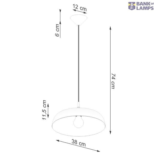 Pendant lamp GINA white image 11