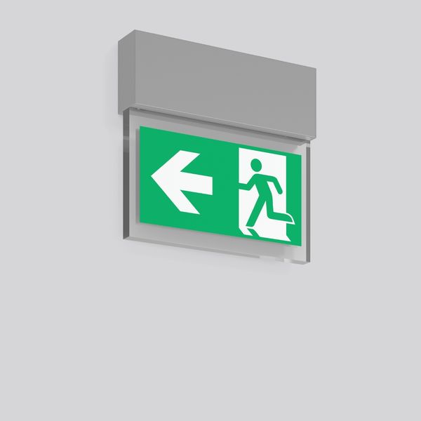 HALYXX, 4,7 W, aluminium, on/off Wall luminaires, L 235 B 40 H 220, SB image 1