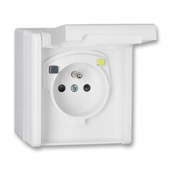 5526N-C26410 B Safety socket outlet with inb. RCD, IP44 image 1