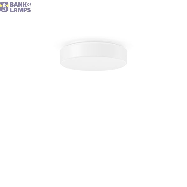 Flat Polymero Kreis, 10 W, 1050 lm, 840, white, on/off Ceiling and wal image 2
