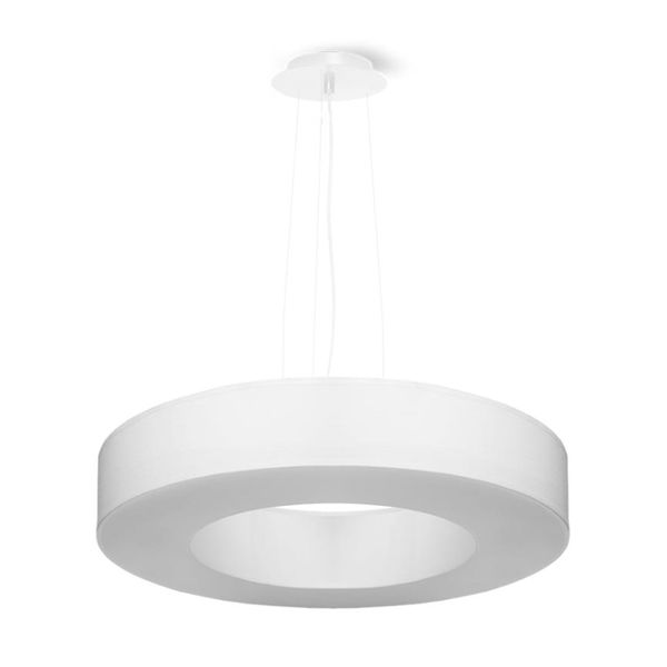 CHANDELIER SATURNO SLIM 50 WHITE E27 5X60W IP20 image 1