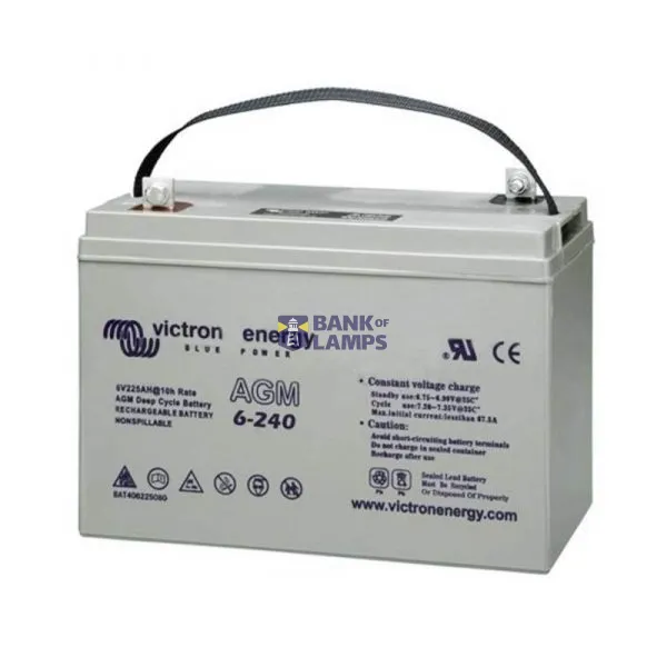 Victron Energy Akumulators 6V/240Ah AGM Deep Cycle Batt. image 1