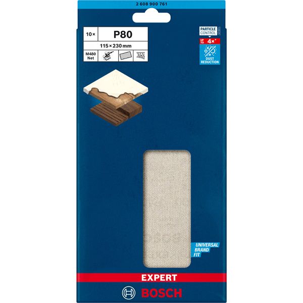 EXPERT M48 Sanding Net for Orbital Sanders 115 x 23 mm, G 8, 1-pc image 1