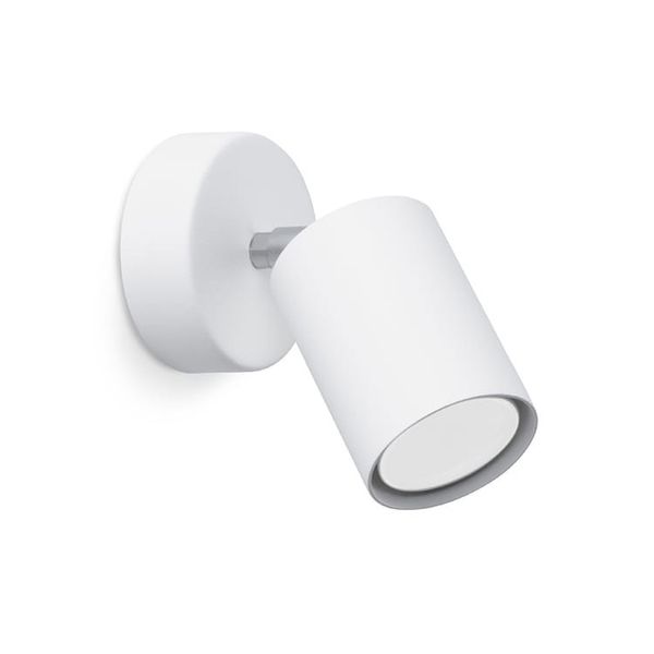 WALL LAMP LEMMI 1 WHITE GU10 1X40 IP20 image 1