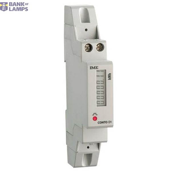 Conto D1 - Energy meter, active (cl.1) Connection: direct - Network: single-phase - Dimension: 1 module DIN image 1