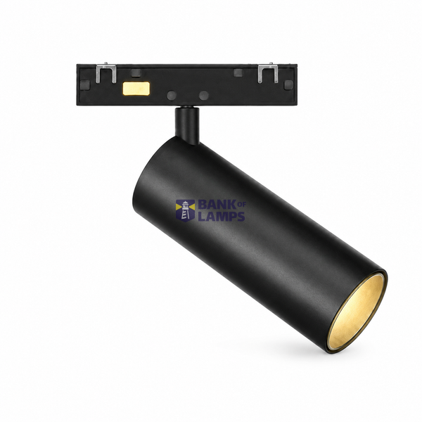 5mm Magnetic Track Spotlight 5W 24V 2700K 18°/ 24°/ 36°/ 50° CRI 97 Black image 1