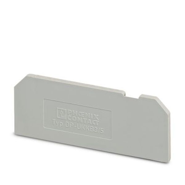 Spacer plate DP-TB-2L E Spacer plate, length: 67 mm, width: 2.5 mm, height: 25 mm, color: dark gray (3062854) image 1