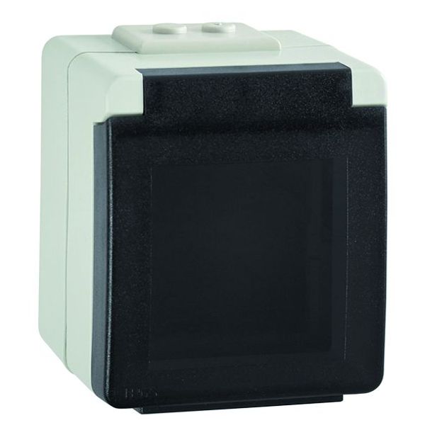 48 SERIES BOX W/COVER F/QUADRO 45 SERIES GREY image 2