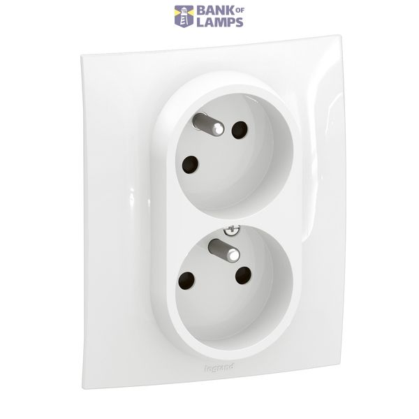2X2P+E FB SCREW SHUTT CZ WHITE image 1