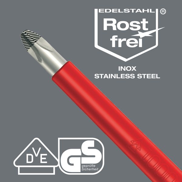 3160 i VDE Zaagsnede-Schroevendraaier, RVS, 1 x 5.5 x 125 mm image 7