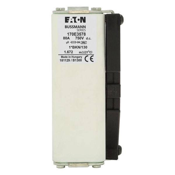 FUSE 80A 750V 1*BKN/130 GR DC image 22