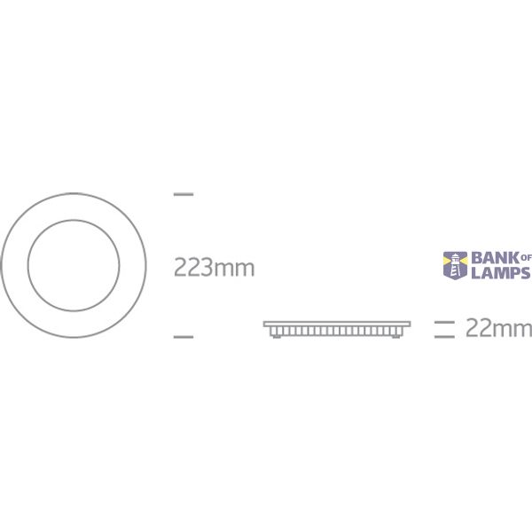 WHITE CCTV 18W IP20 230V image 3