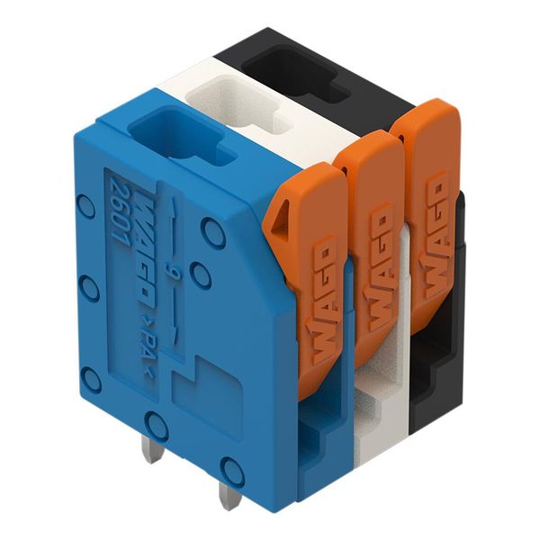 2601-3103/987-100 PCB terminal block; lever; 1.5 mm² image 1