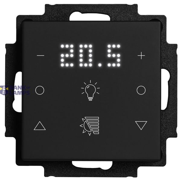 Off button, 6-cl., 2xtemp.,with display.,2xlights.,2xcurtains, input/output. image 1