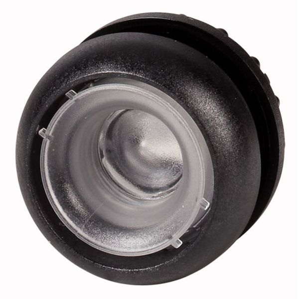 M22S-DRL-X Illuminated pushbutton actuator, RMQ-Titan, Flush, maintained, Without button plate, Bezel: black image 1