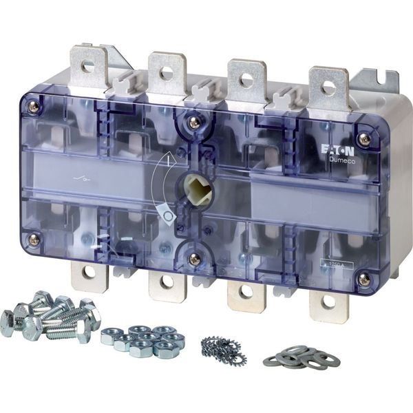 DMV-1250N/1 Switch-disconnector, DMV, 1250 A, 3P + N (solid), Stop Function optional, Without rotary handle and drive shaft image 3