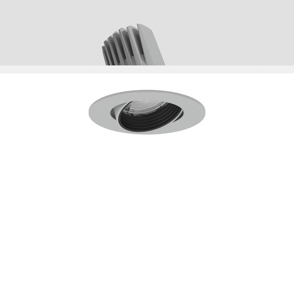 RONDOS mini, 29 W, 2800 lm, 935, silver, on/off Recessed projectors, D image 1