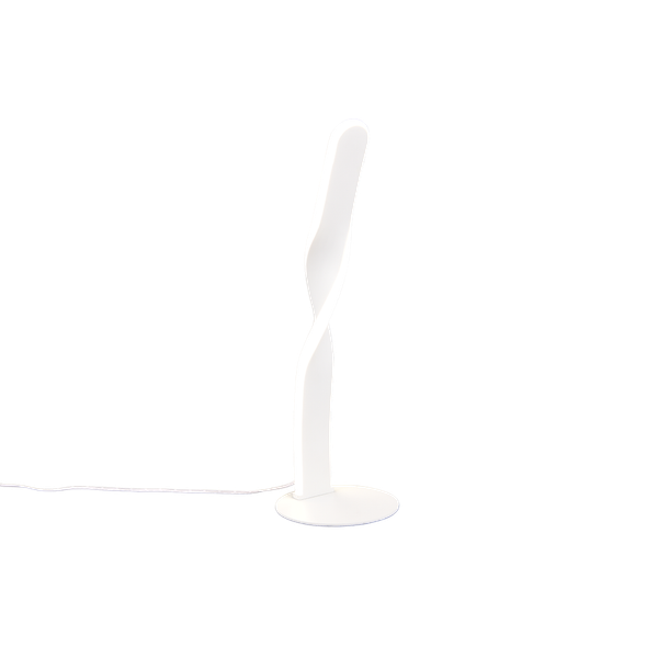 Ginko LED table lamp matt white 4000K image 1