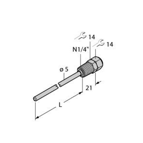 Accessories Thermowell   THW-3-N1/4-A4-L100 image 1