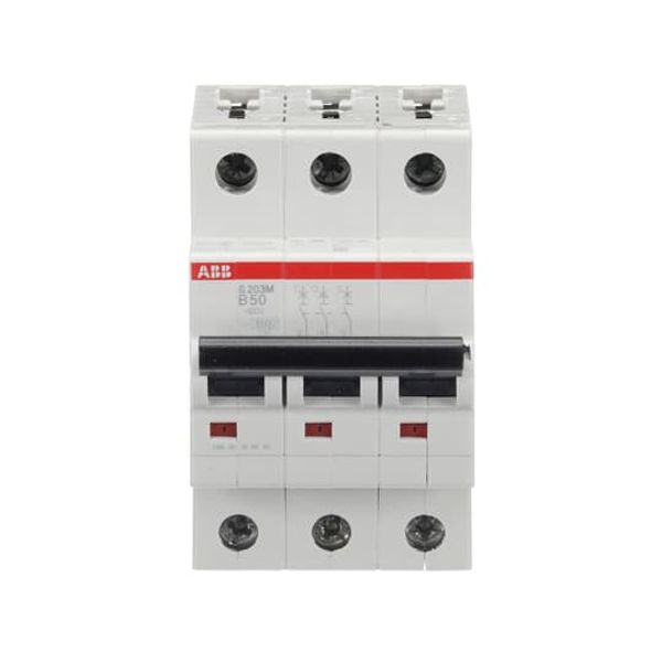 S203M-B50 Miniature Circuit Breaker - 3P - B - 50 A image 4