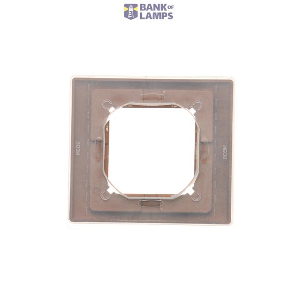 Double aerial socket type "F", module, matt aluminum image 1
