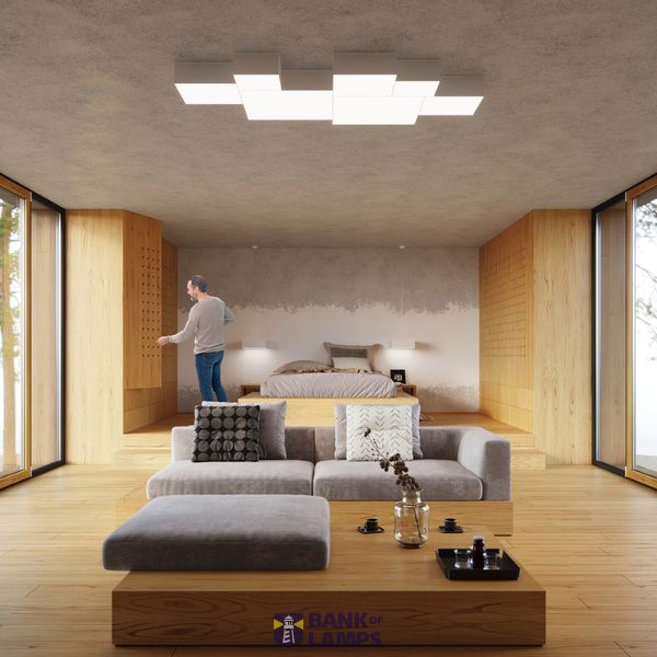 CEILING LAMP HORUS 45 WHITE E27 3X60W IP20 image 8