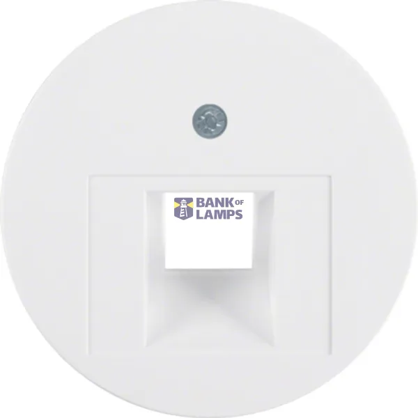 Central piece for UAE socket R.Classic polar white, glossy image 1