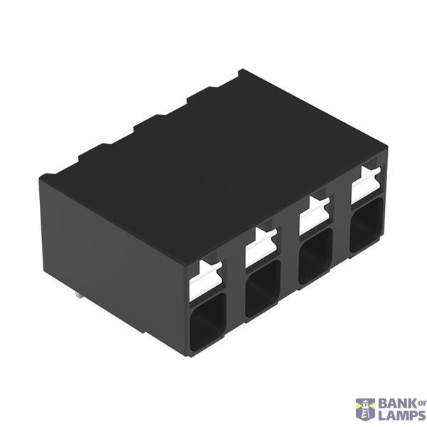 THR PCB terminal block push-button 1.5 mm² black image 1